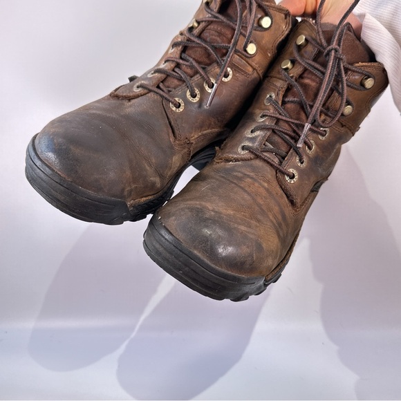 Wolverine Men’s Raider Waterproof Leather Work Boots Brown 9M main image 9